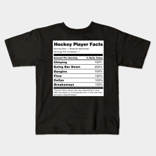 Hockey Player Facts Kids T-Shirt